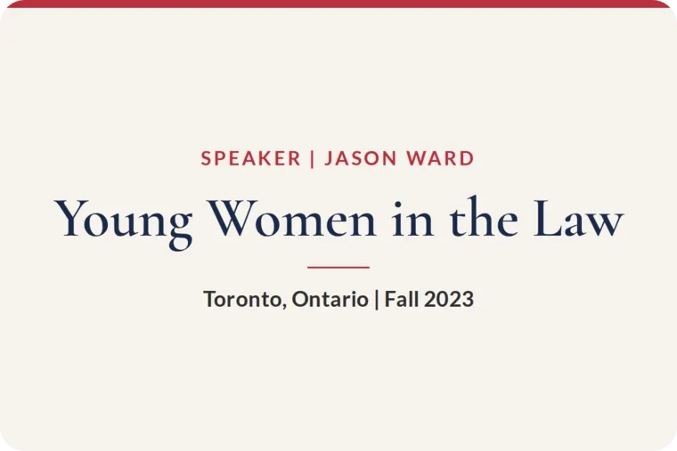 Young Women in the Law, Toronto, Fall 2023